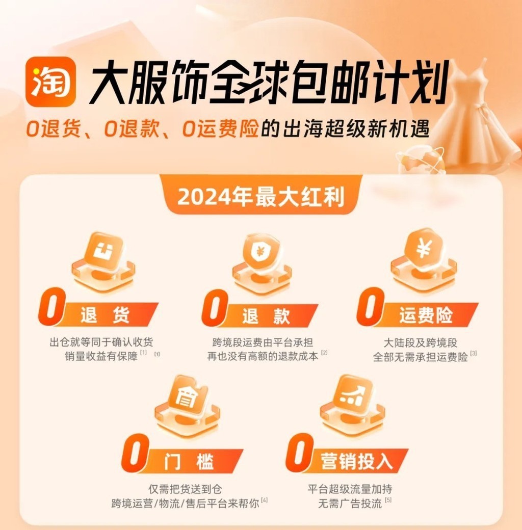 【淘寶香港免運費】8月起推「大服飾全球包郵計劃」!18類商品享免運費優惠! 【淘寶香港免運費】8月起推「大服飾全球包郵計劃」!18類商品享免運費優惠!